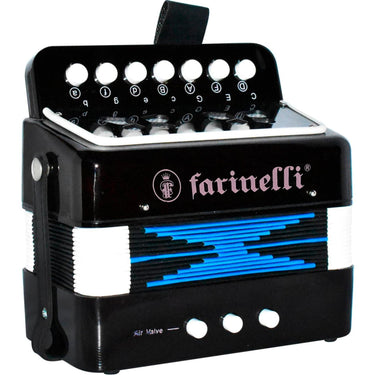 Acordeon Infantil Acif 7 Botones 2 Bajos Negro, Acifne